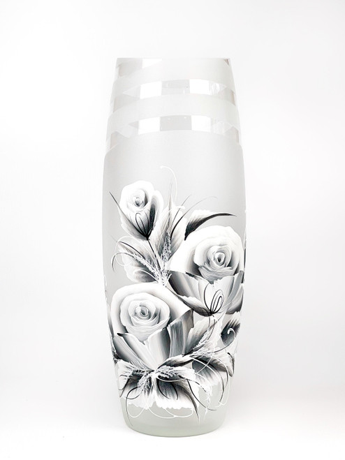Art decorative glass vase 7124/400/sh351