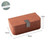 Minimalist Jewelry Box with Earthy Orange Velvet Finish