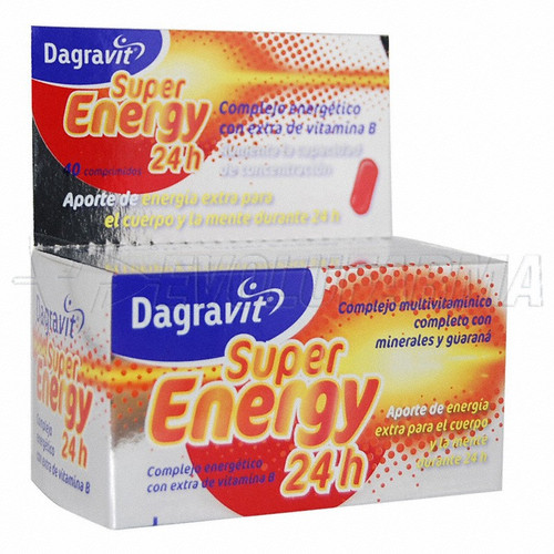 Dagravit super energy 40 comprimidos.