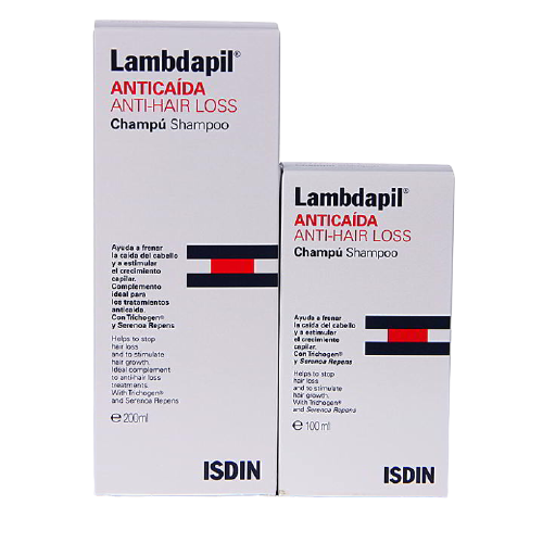 Isdin lambdapil champú anticaída duplo