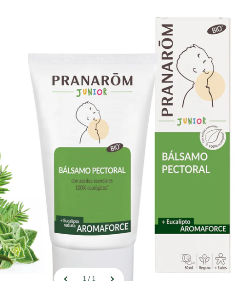 PRANAROM AROMAFORCE JUNIOR BALSAMO PECTORAL BIO JUNIOR  50ML