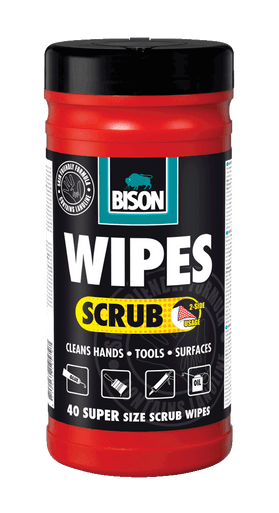 Bison Magic Wipes Scrub