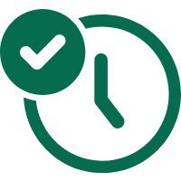 Eenmalig gebruik icoon