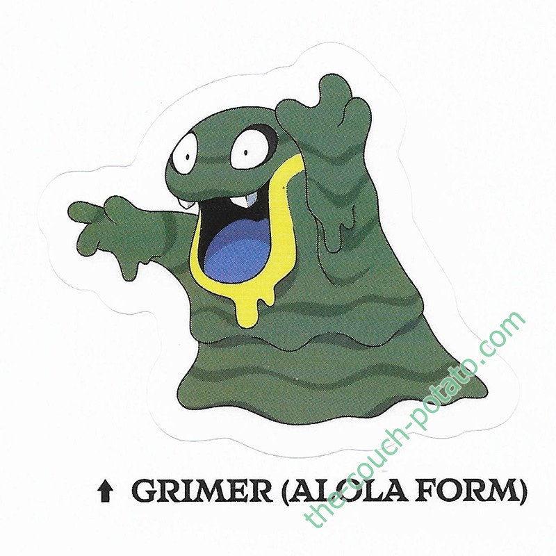 Pokemon Alola Stickers Grimer Alola Grubbin Gyarados Gyarados Mega Hakamo-o  Happiny Hariyama Herdier Honchkrow Hypno Igglybuff Jangmo-o