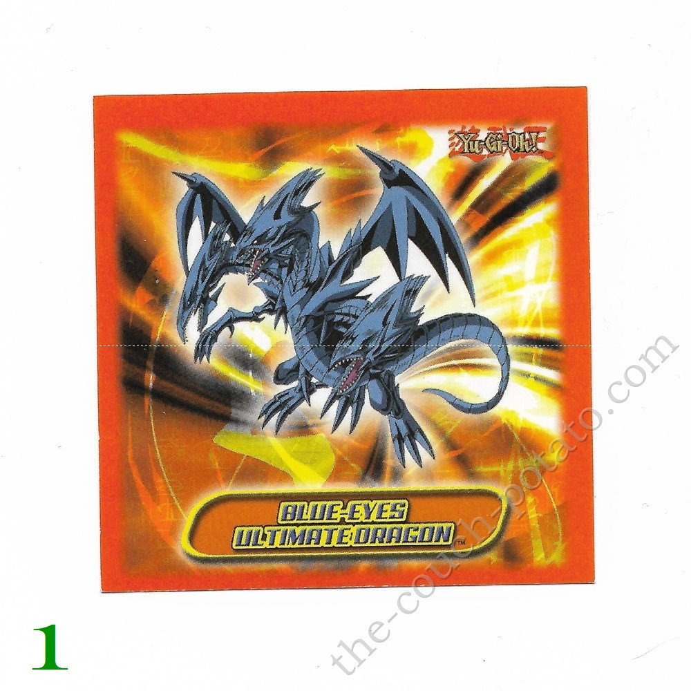 Yu-Gi-Oh! Stickers Topps Foil Silver Gold