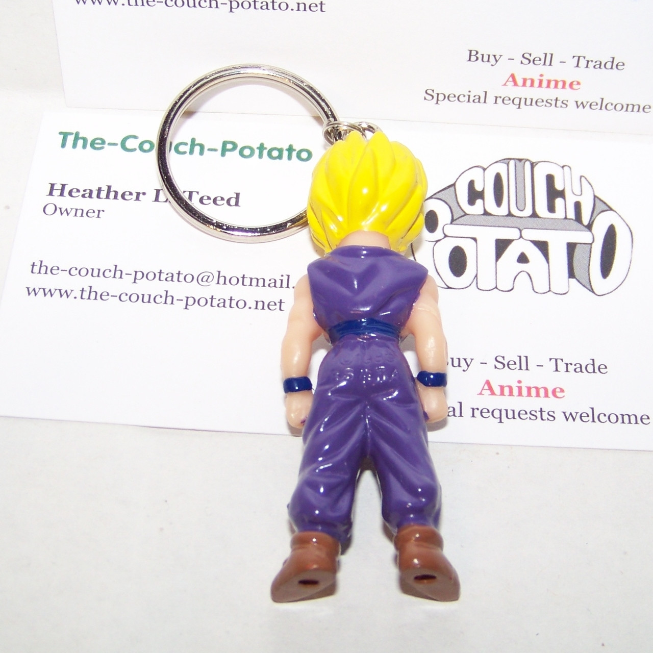 Dragonball Z Super Saiyan Trunks keychain