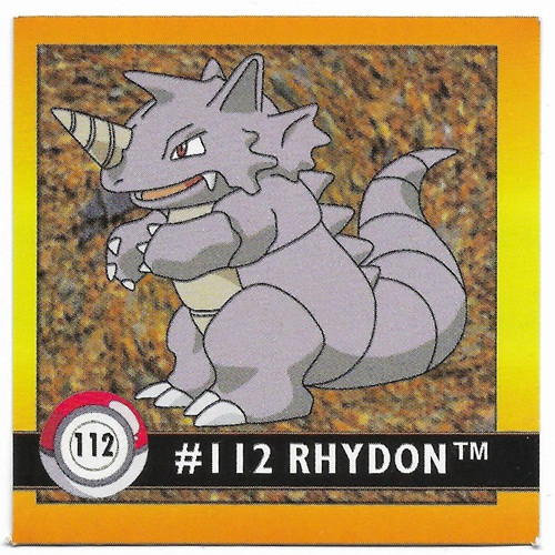 Pokemon Rhydon Sticker Pokemon Square sticker Rhydon
