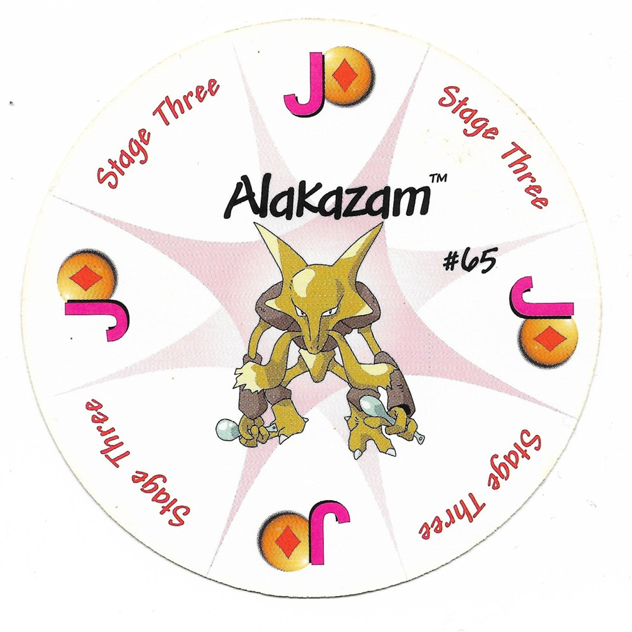 Pokemon Rummy Round Card Alakazam