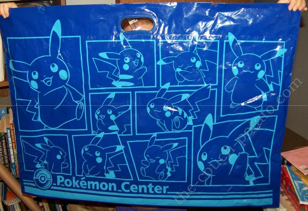 Pokemon Pikachu Pokemon Center Plastic Bag
