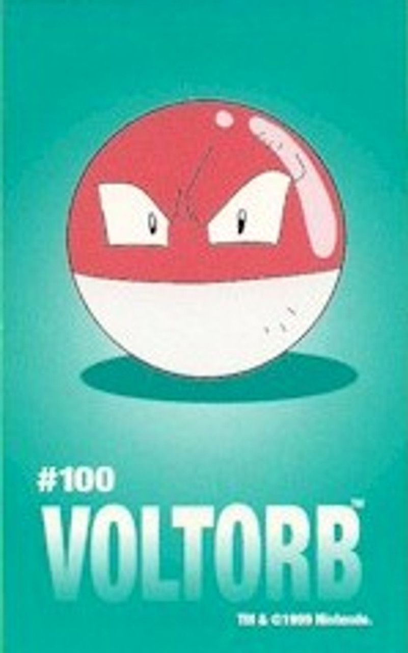 Pokemon Voltorb Sandylion Sticker Card