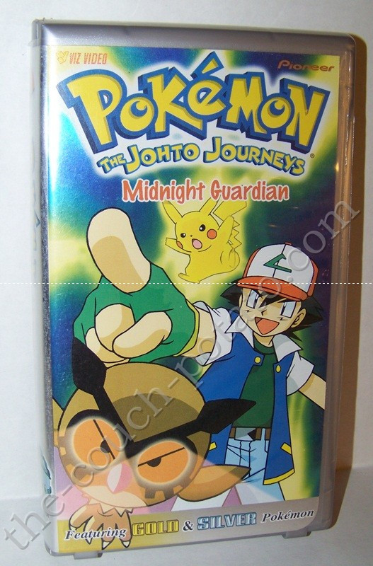 Pokemon VHS The Johto Journeys Midnight Guardian