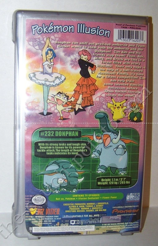 Pokemon VHS The Johto Journeys Midnight Guardian
