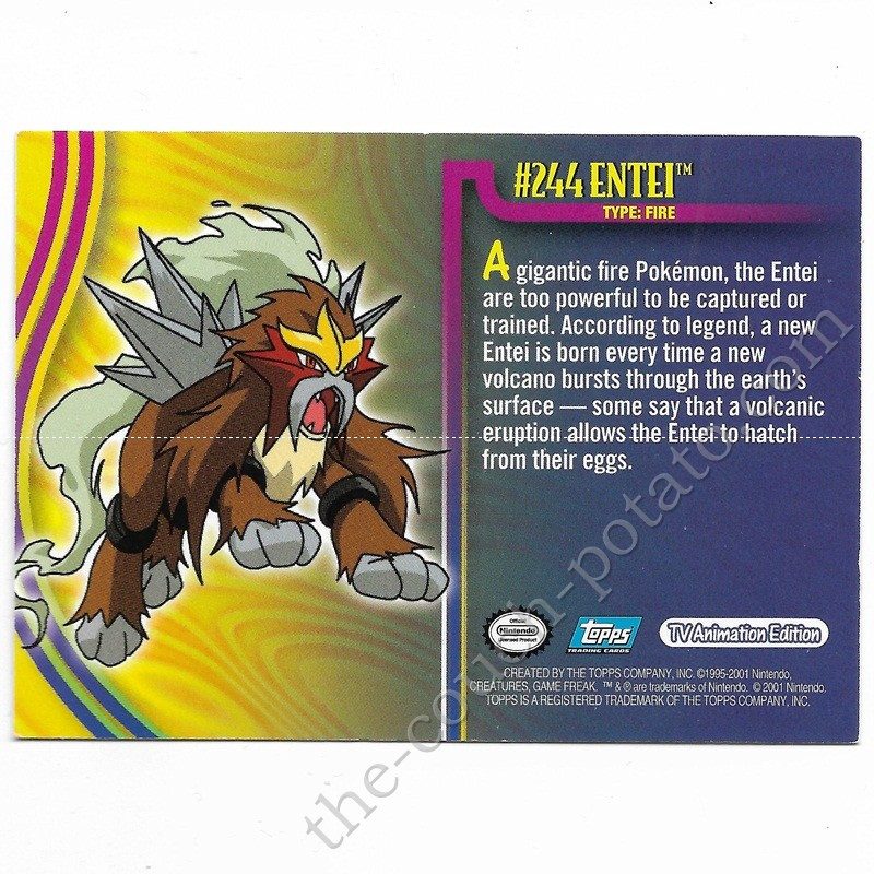 Pokemon Trading Card Topps 2001