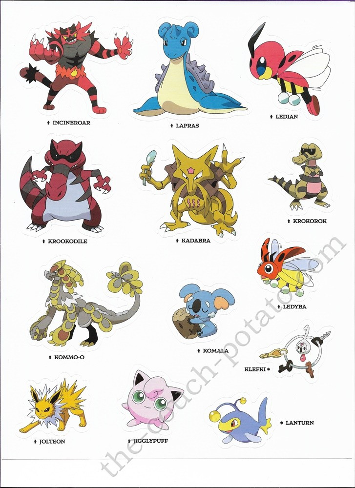 all legendary pokemon poster