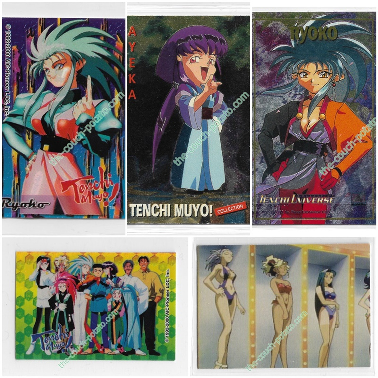 Get Wallpaper Tenchi Muyo Trading Cards Stickers For iPhone