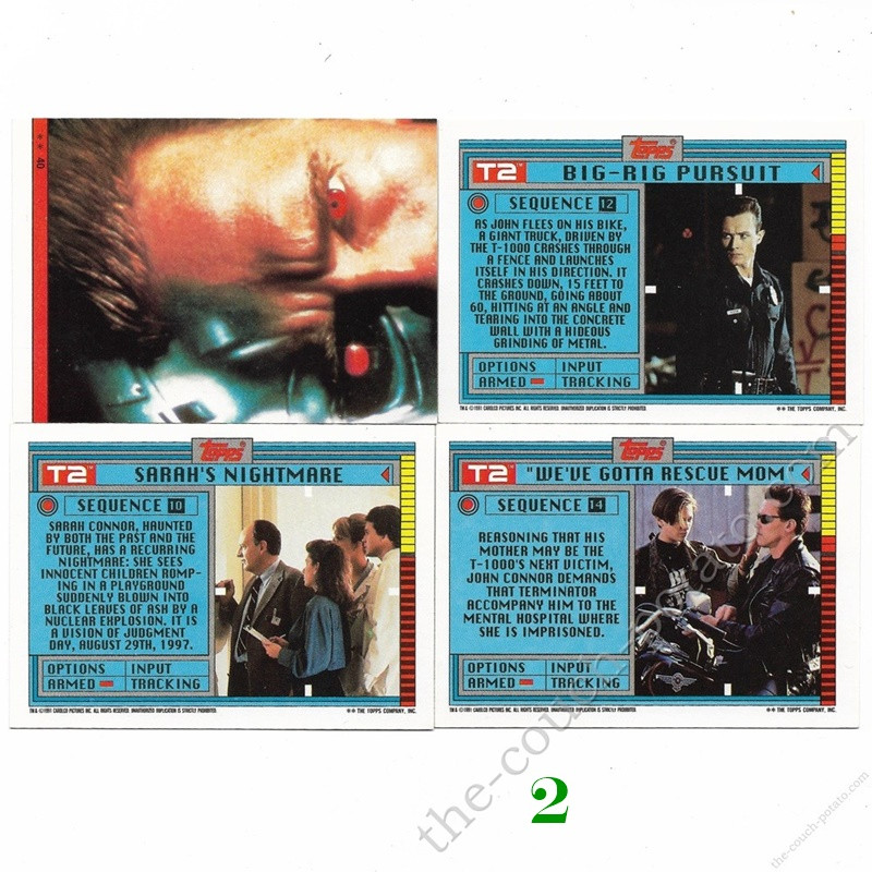 T2 Trading Cards - Terminator 2 Judgement Day Cards