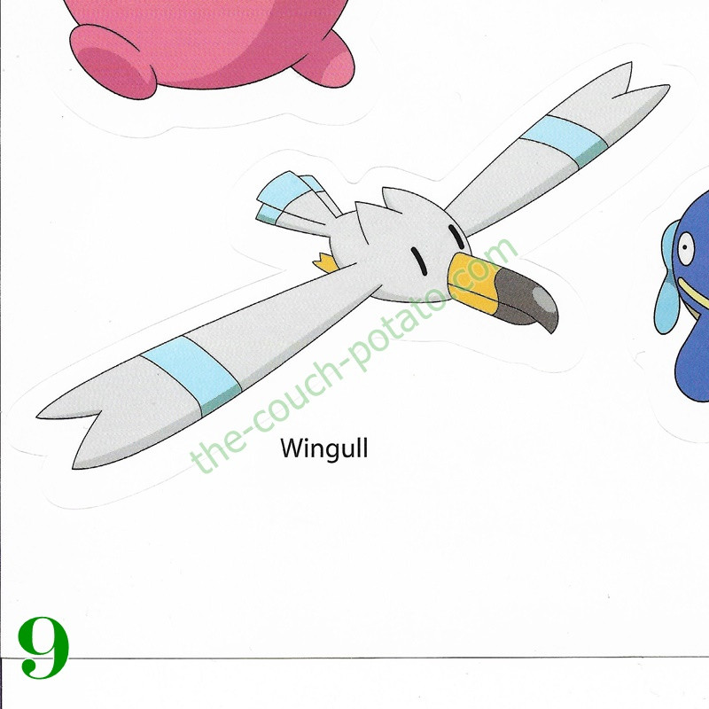 Wingull Sticker Pokemon Diamond Pearl Stickers Pichu Empoleon Chimchar Chimchar ...