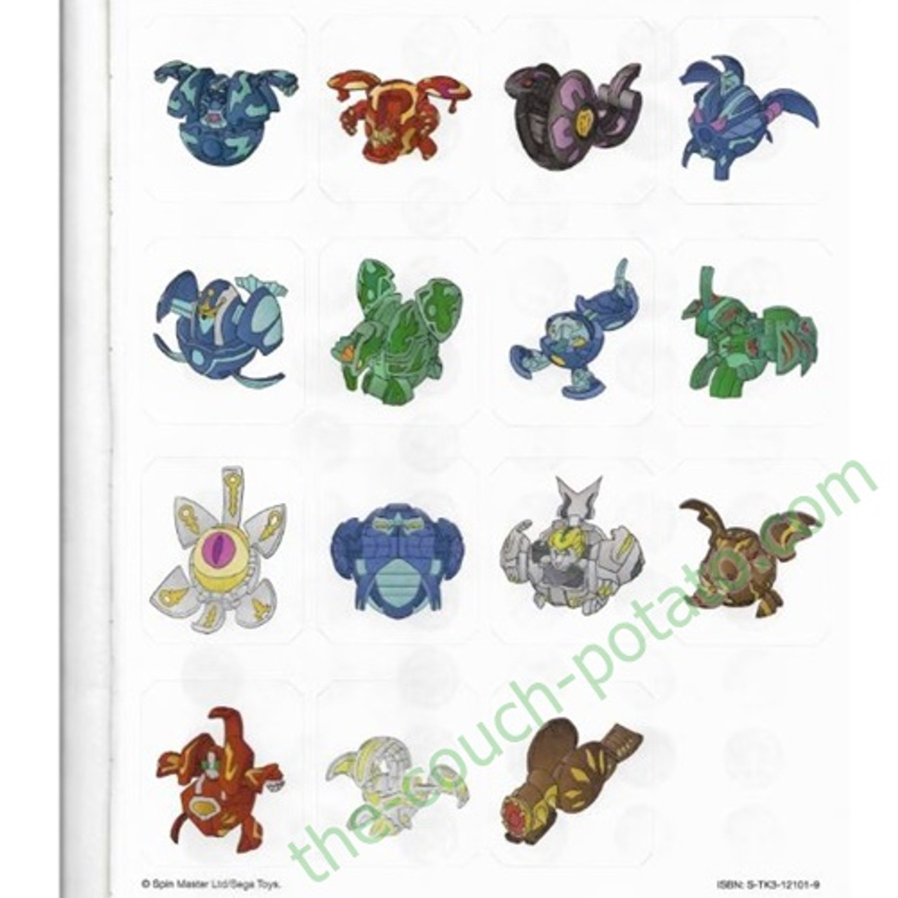 Bakugan Battle Brawlers Stickers