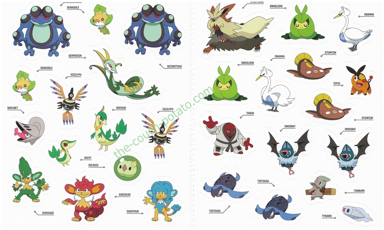 Pokemon Unova Stickers