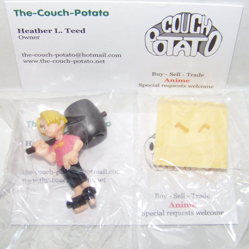One Piece Sanji  Figure Bandai toy Gashapon hammer