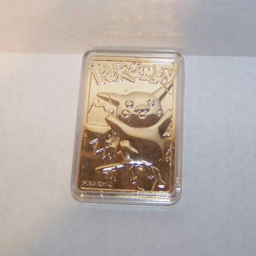 Pokemon Pikachu 23K Gold Card Burger King