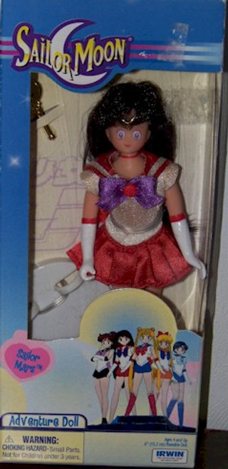Sailor Moon Sailor Mars 6" Poseable Doll Irwin 2000
