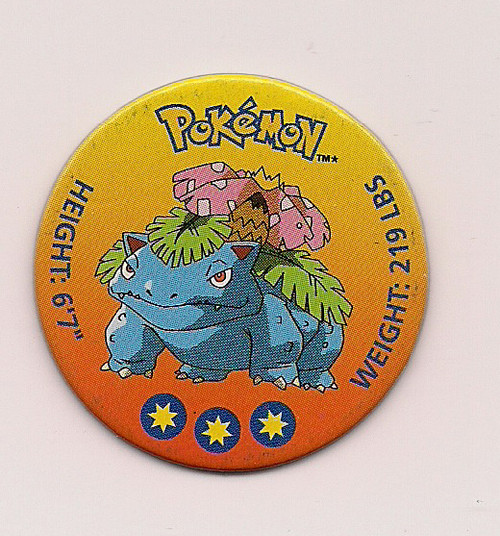 Pokemon Venusaur Battle Disc Pog