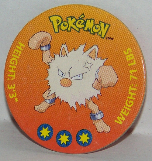 Pokemon Primeape Battle Disc Pog