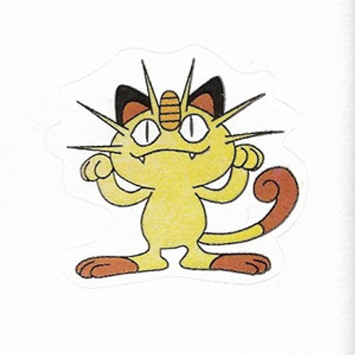 Pokemon Meowth small sticker 5206-052