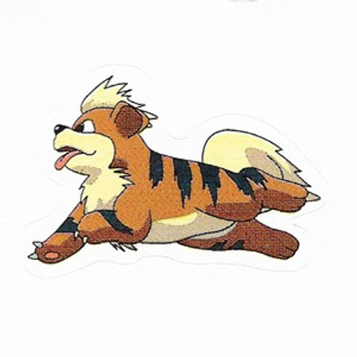Pokemon Growlithe small sticker 5206-058