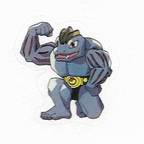 Pokemon Machoke small sticker 5206-067