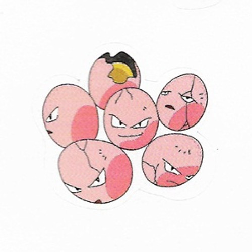 Pokemon Exeggcute small sticker 5206-102