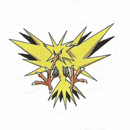 Pokemon Zapdos small sticker 5206-145
