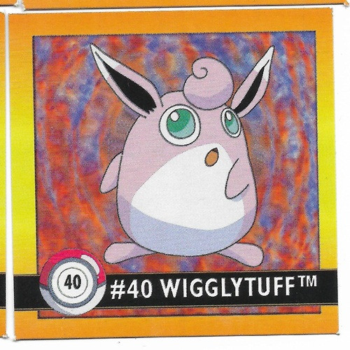 Pokemon Wigglytuff Square Sticker Artbox 6594-040