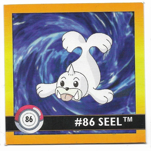 Pokemon Seel Square Sticker Artbox 6594-086