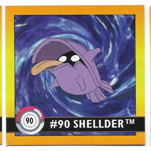 Pokemon small sticker Shellder