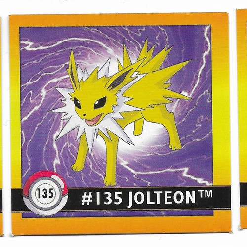 Pokemon Jolteon Square Sticker Artbox 6594-135