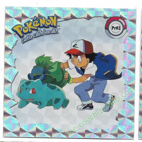 Pokemon Oddish Bulbasaur Square Sticker Artbox