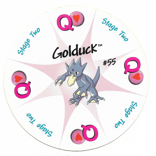 Pokemon Golduck Rummy Round Card