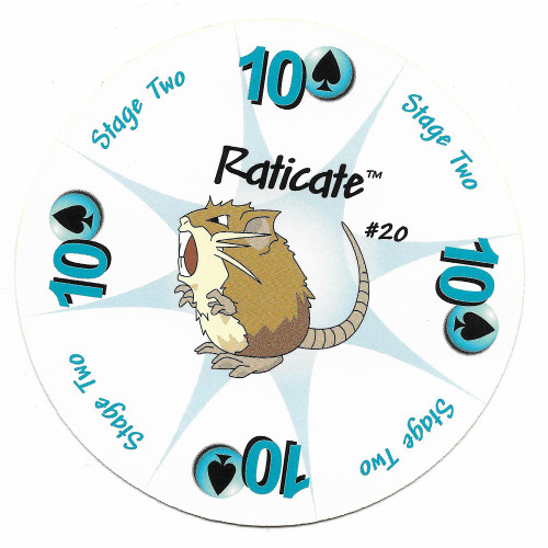 Pokemon Raticate Rummy Round Card