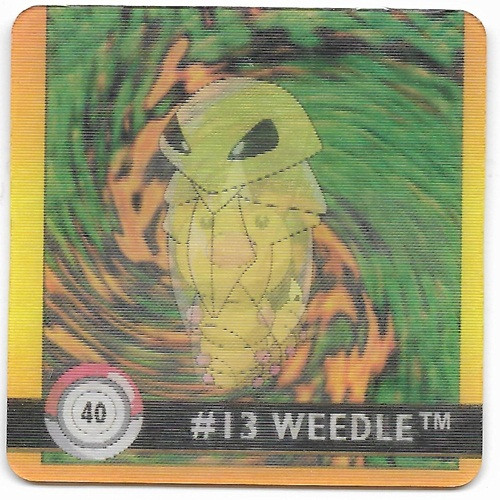 Pokemon Weedle Kakuna Action Flipz