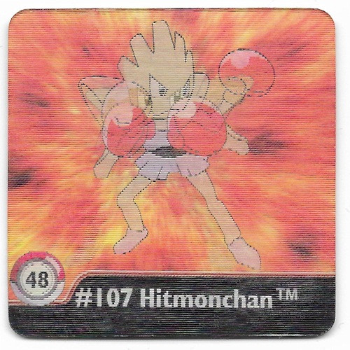 Pokemon small sticker Hitmonchan