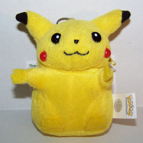 Pokemon Pikachu Zipper Pull Plush