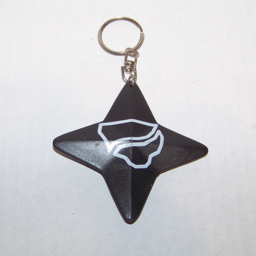 Naruto Shuriken Rock Village Keychain