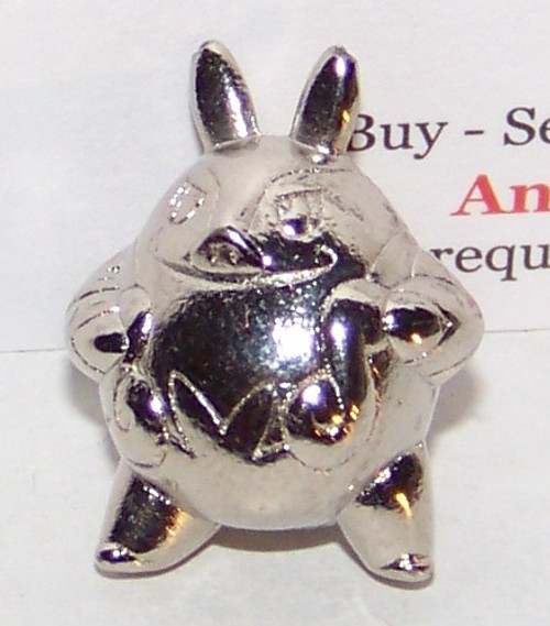 Pokemon Pignite DP Silver Metal Figure Bandai