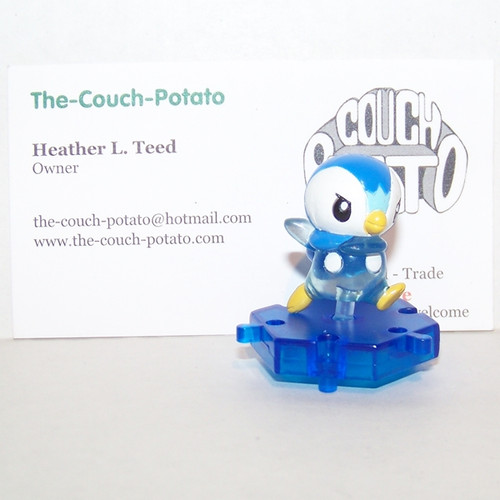 Pokemon Piplup clear Encyclopedia Mini Figure Bandai Chou Get