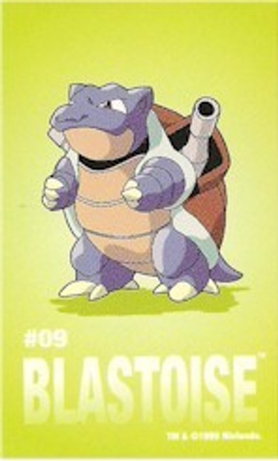 Pokemon Blastoise Sticker Card Sandylion 5413009