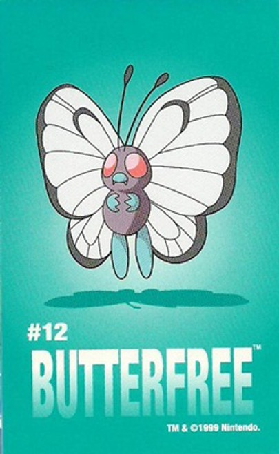 Pokemon Butterfree Sticker Card Sandylion 5413012