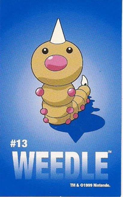 Pokemon Weedle Sticker Card Sandylion 5413013