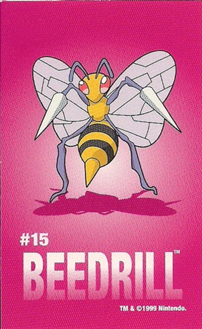 Pokemon Beedrill Sticker Card Sandylion 5413015